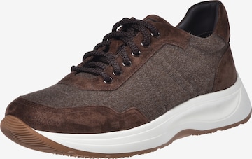 Baskets basses BALDININI en marron : devant