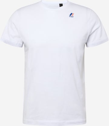 K-Way Μπλουζάκι 'LE VRAI EDOUARD' σε λευκό: μπροστά