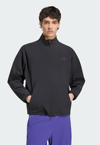 ADIDAS SPORTSWEAR Sportjas 'Z.N.E.' in Zwart: voorkant