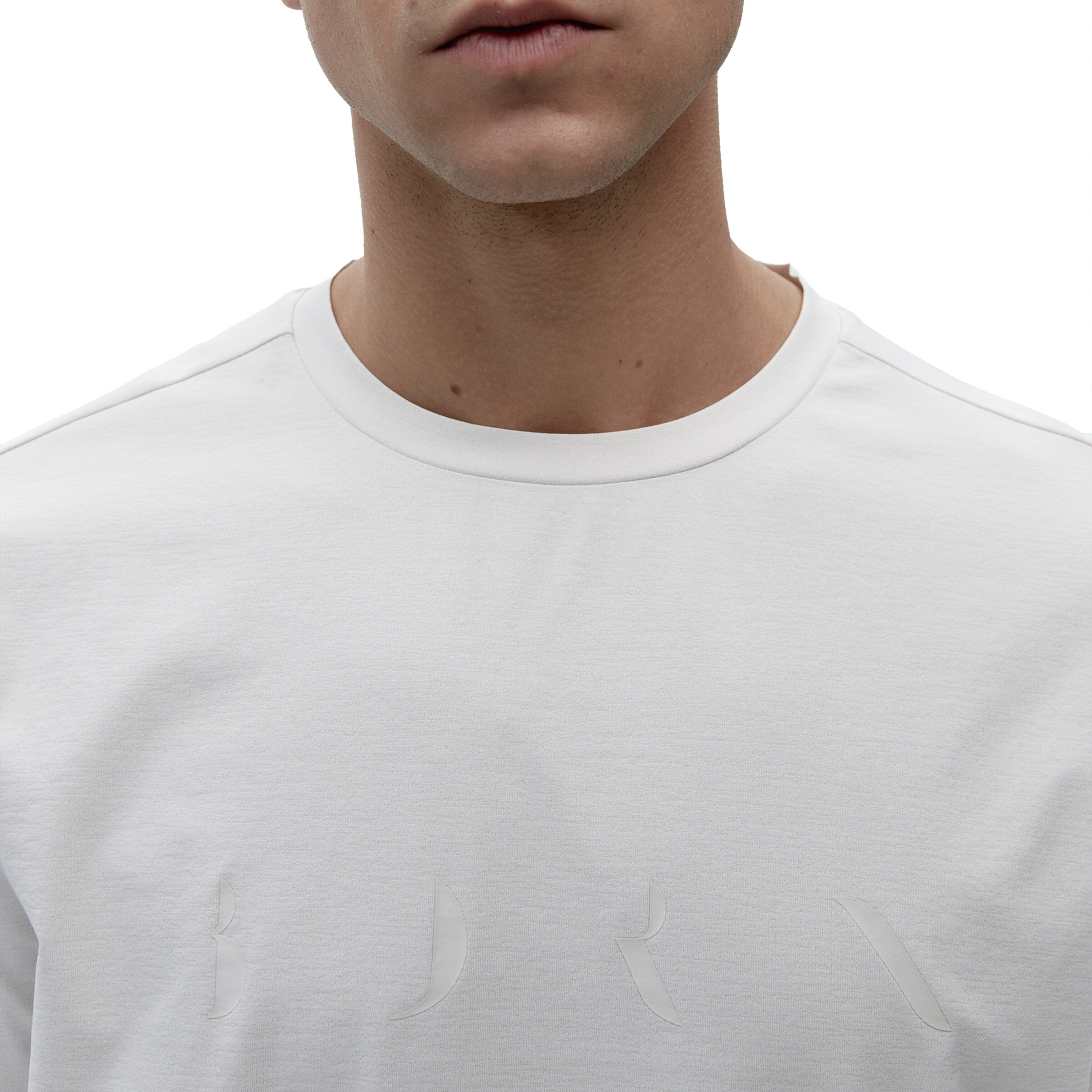 Born Living Yoga Shirt 'Cott_Free' in Wit