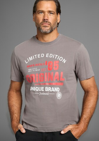 Man's World Shirt in Grey: front