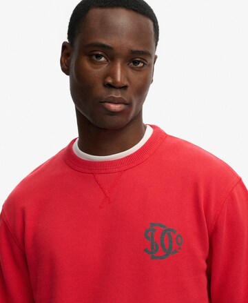 Sweat-shirt 'The Merchant Store' Superdry & Co en rouge