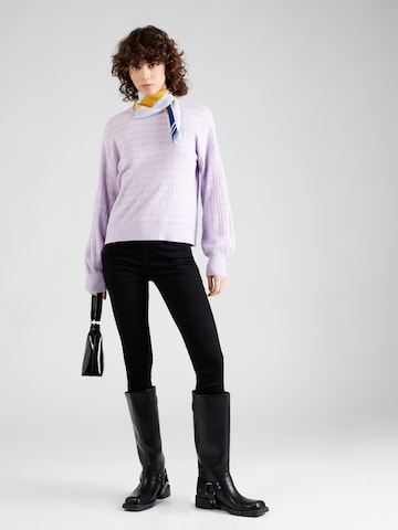 ONLY Pullover 'ANDRIA' in Lila