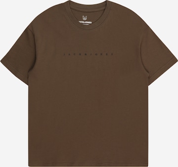 Jack & Jones Junior Tričko 'JJEStar' - Hnedá: predná strana