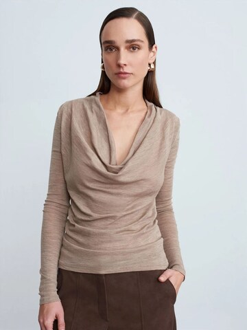 Dilvin Shirt in Beige