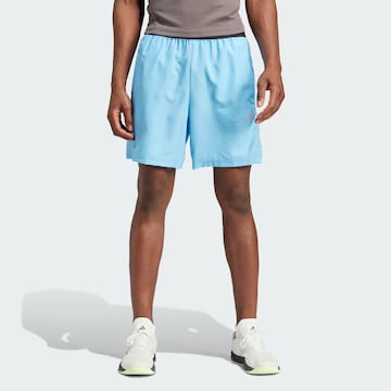 ADIDAS PERFORMANCE Regular Sportshorts 'GYM+' in Blau: predná strana