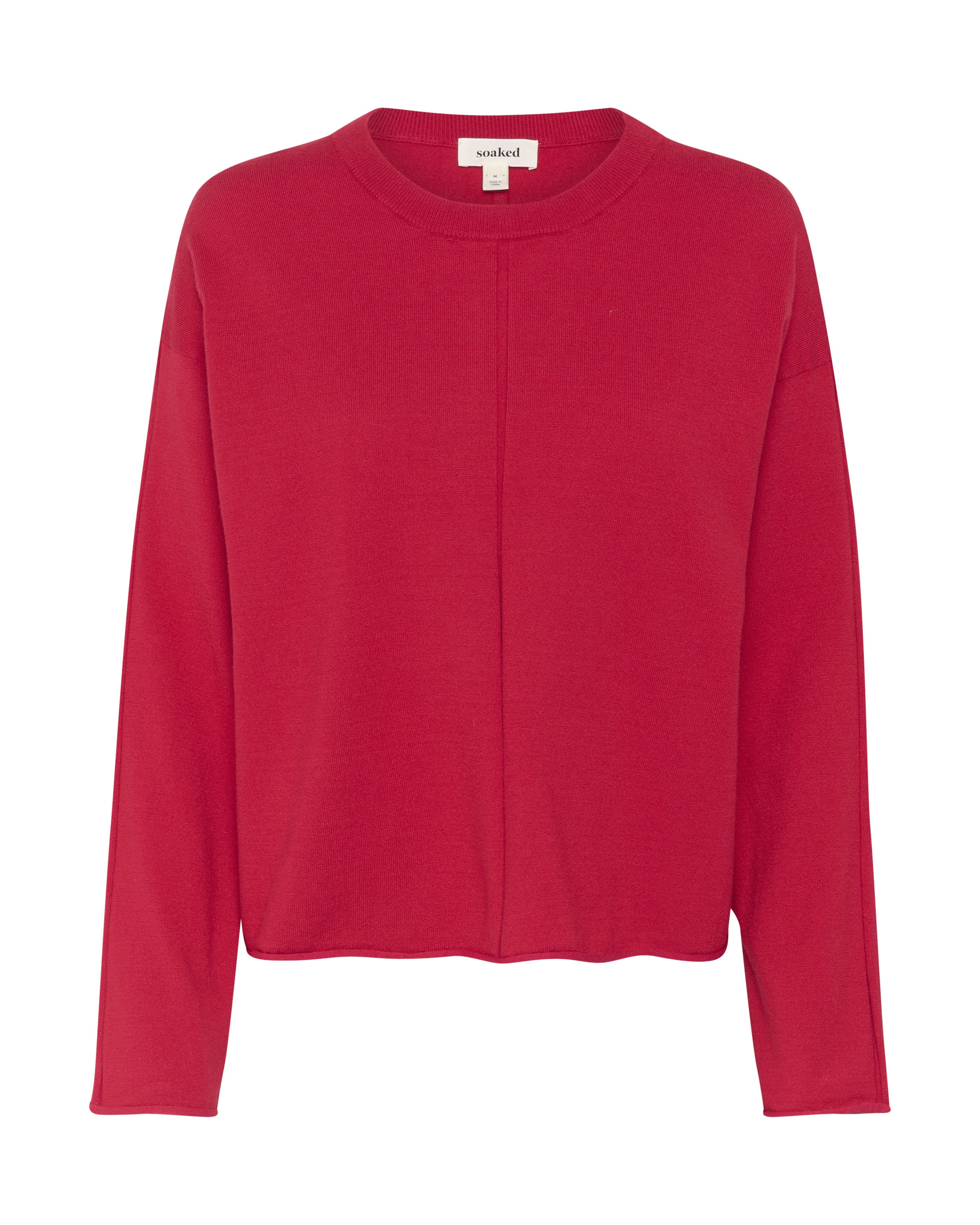 SOAKED IN LUXURY Pullover 'Spina' i rød: forside