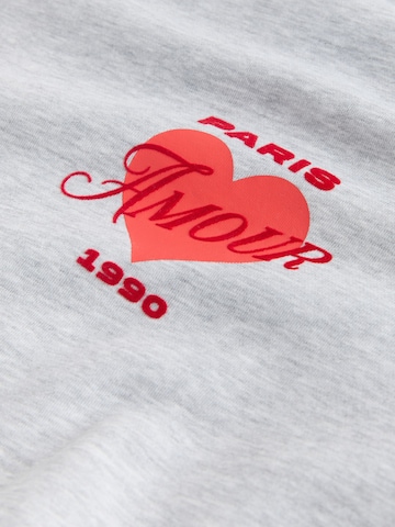 Sweat-shirt 'Valentines Paris' Next en gris