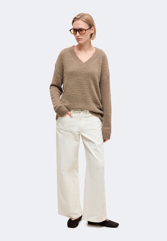 Pull-over 'Al44ida' ZABAIONE en marron : devant