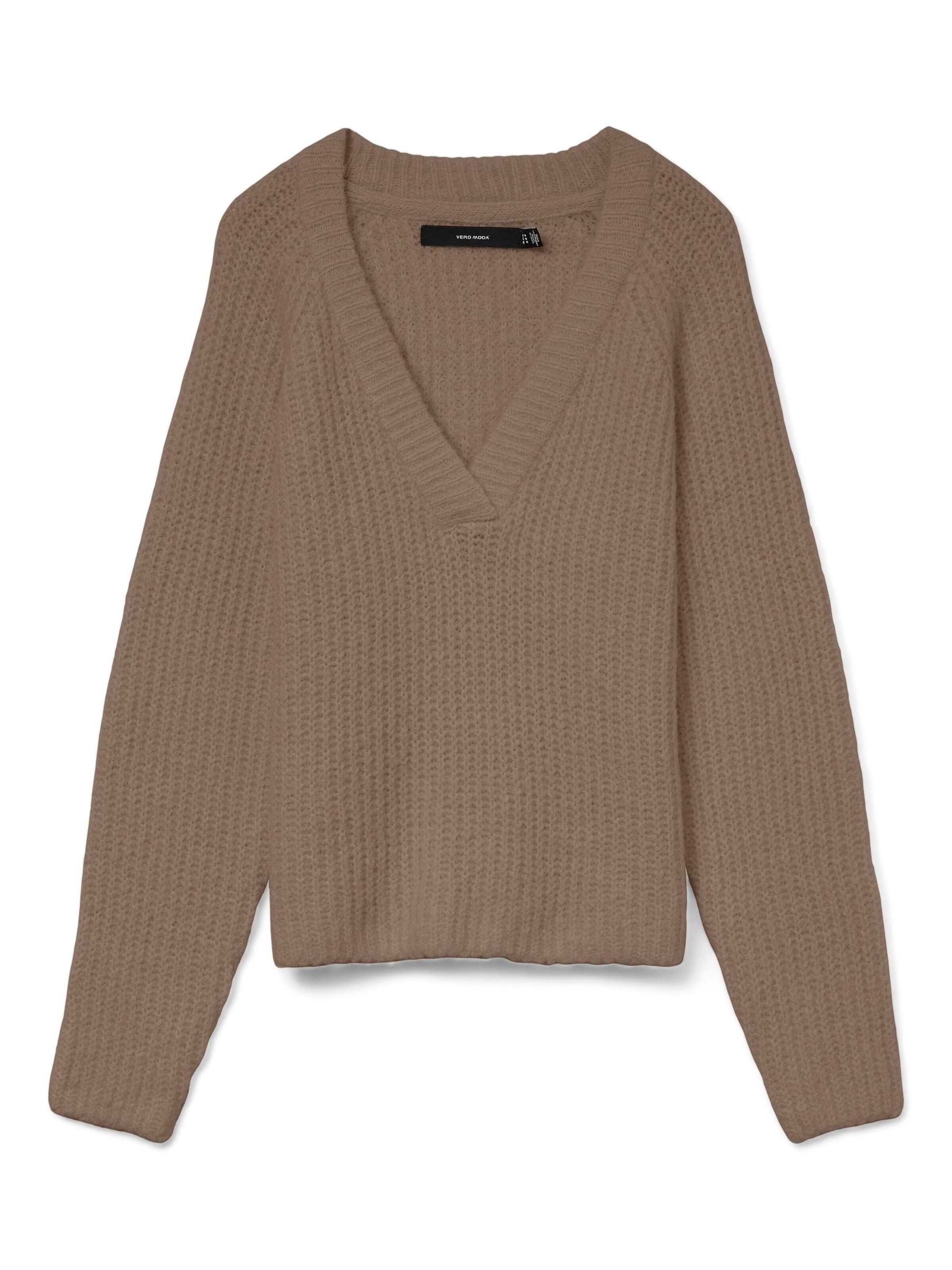 VERO MODA Pullover 'VMNovah' i brun: forside
