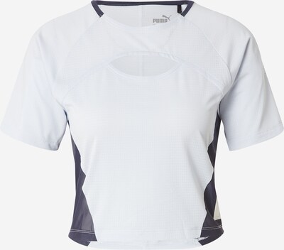 PUMA Functioneel shirt 'FIRST MILE' in de kleur Basaltgrijs / Lichtgrijs / Offwhite, Productweergave