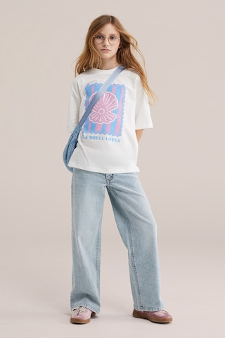 WE Fashion Loosefit Farmer - kék