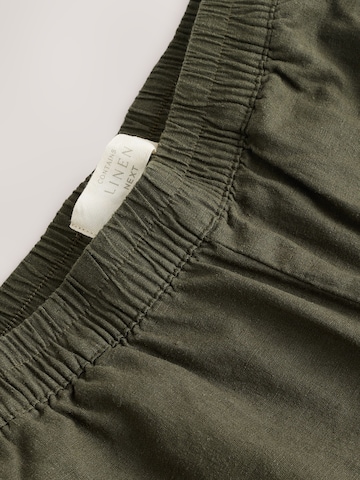 Next Wide Leg Hose in Grün