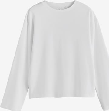 T-shirt Next en blanc : devant