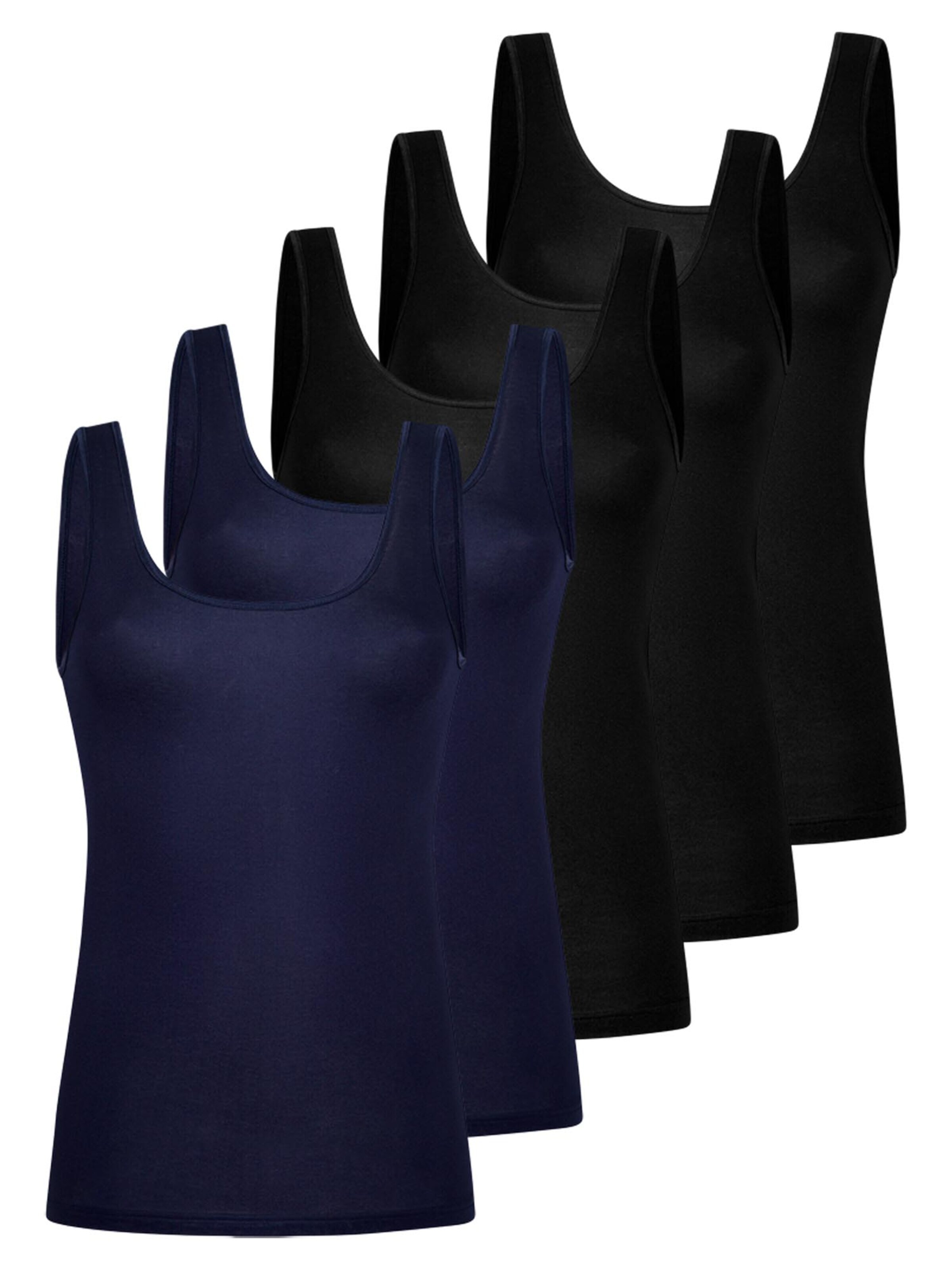 Nina von C. Undershirt 'Motion' in Blue: front