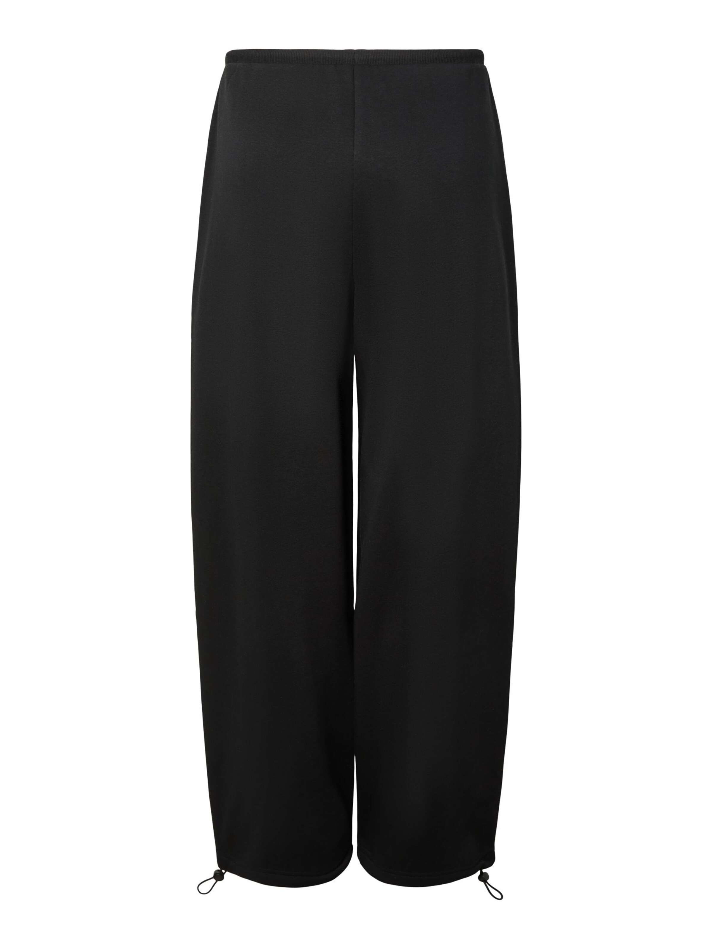 PIECES Loosefit Broek in Zwart