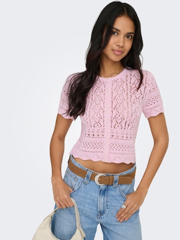 Giacchetta 'ONLELKE' di ONLY in rosa: frontale