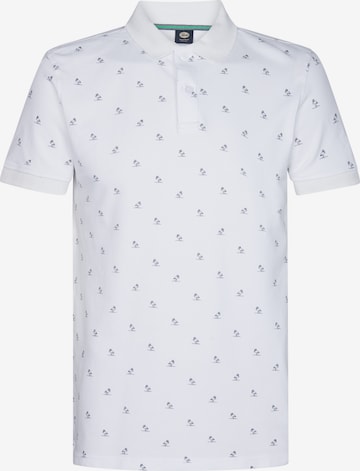Petrol Industries Poloshirt 'Breeze' in Weiß: Vorderseite