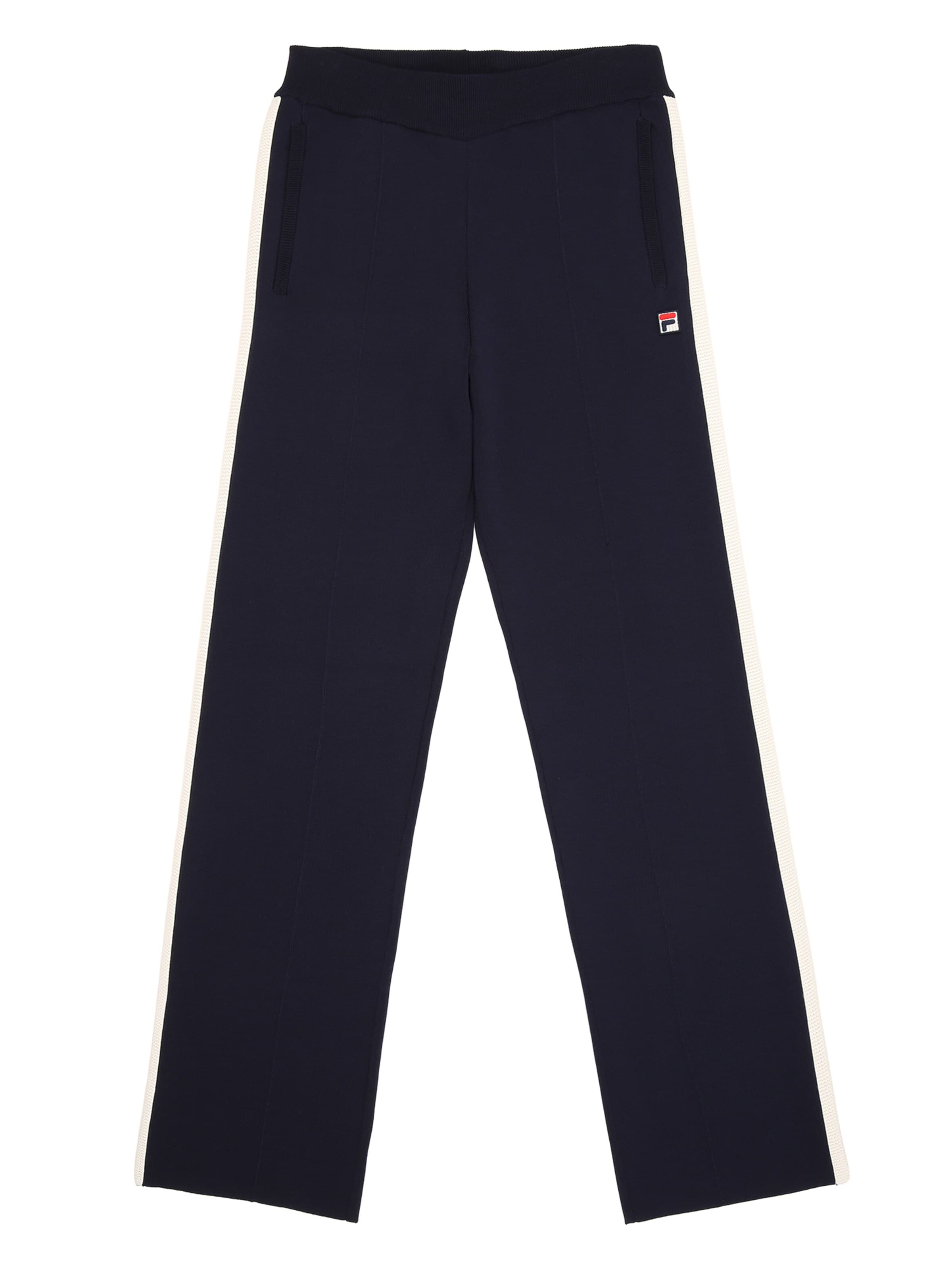 Loosefit Pantaloni 'CORTINA wide straight taped technical knit track pants' di FILA in blu