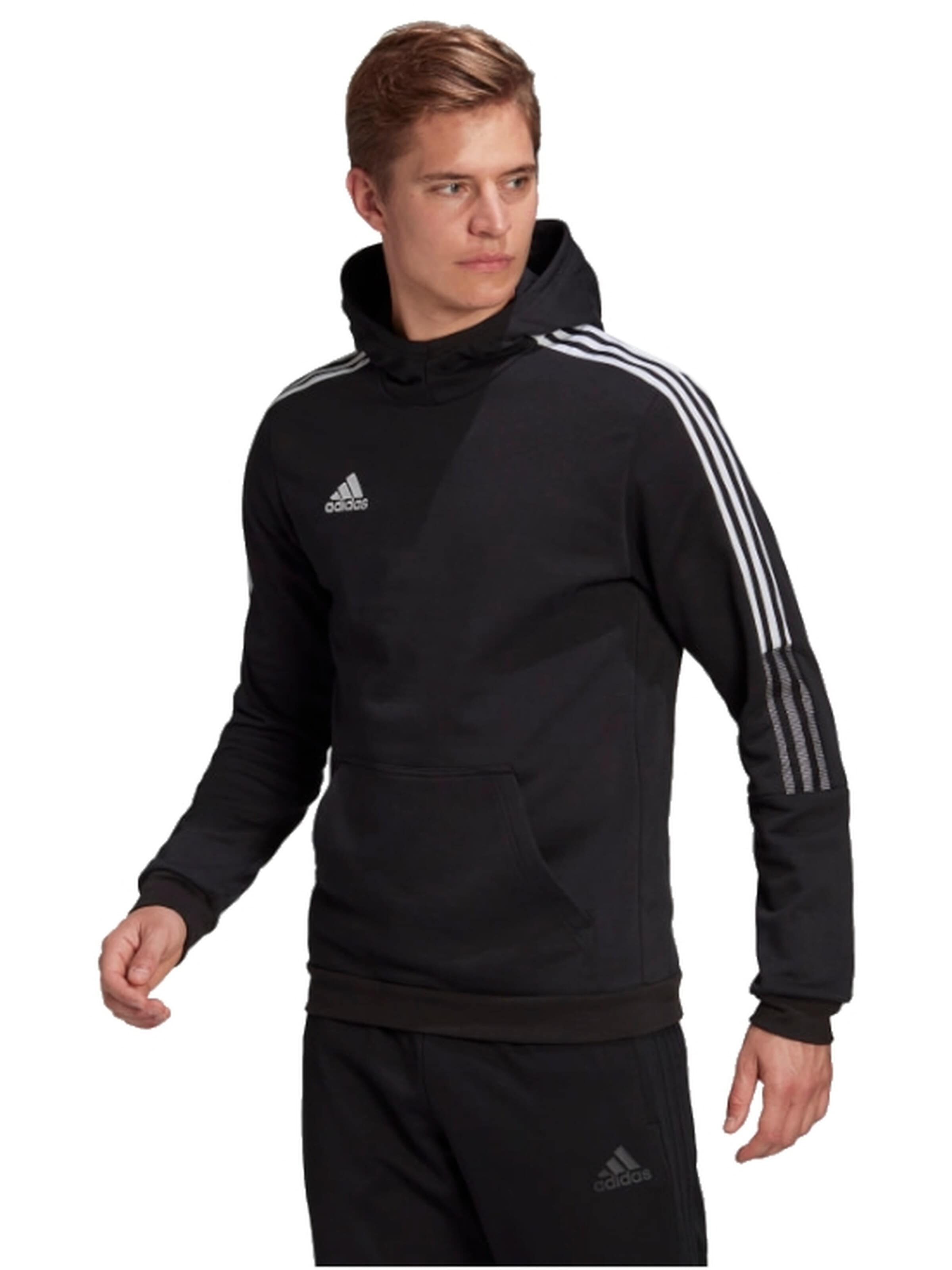 ADIDAS PERFORMANCE Sweatshirt 'Tiro 21' in Zwart: voorkant