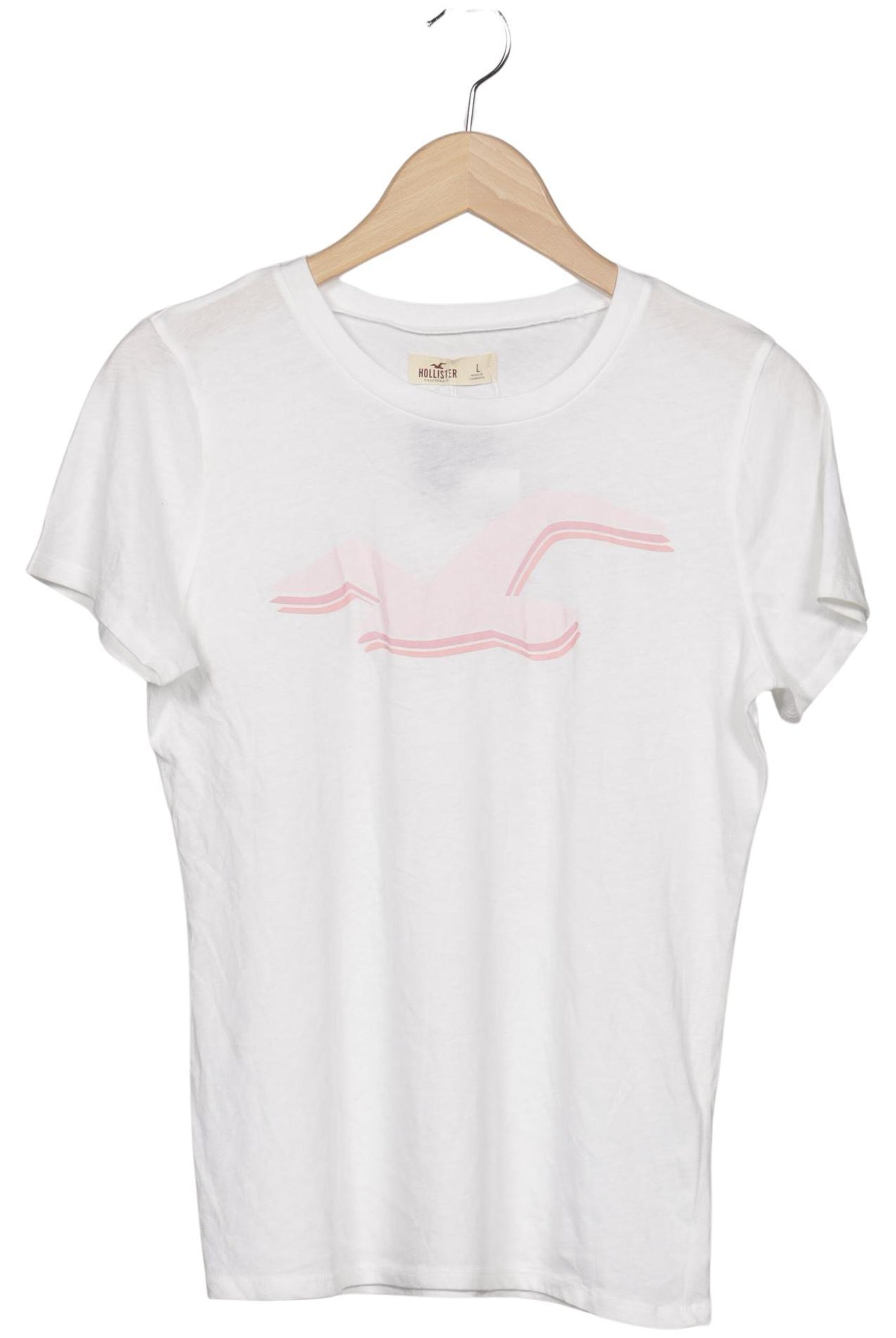 HOLLISTER Top & Shirt in L in White: front