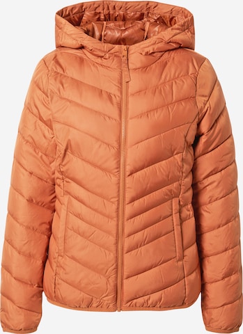 TOM TAILOR DENIM Übergangsjacke in Orange: predná strana