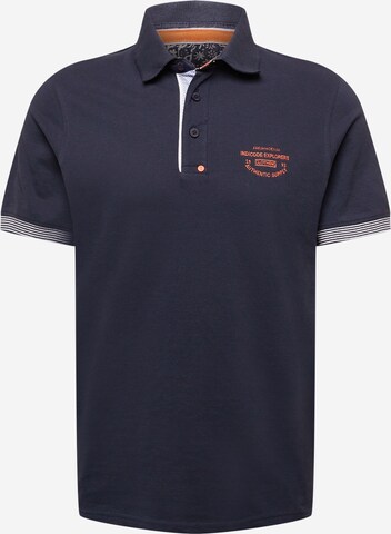 INDICODE JEANS Poloshirt 'Chandler' in Blau: predná strana