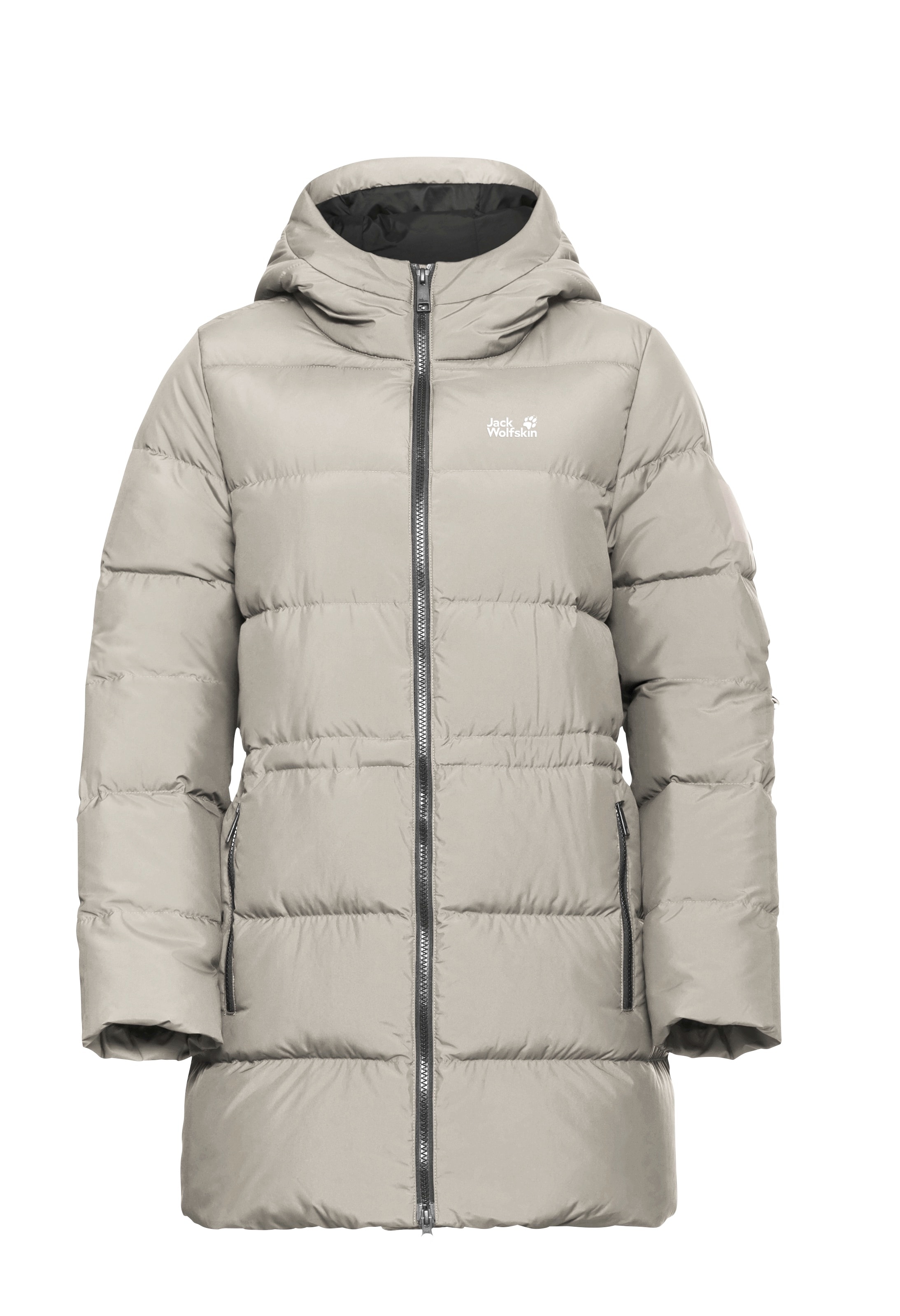 JACK WOLFSKIN Winter Jacket in White: front