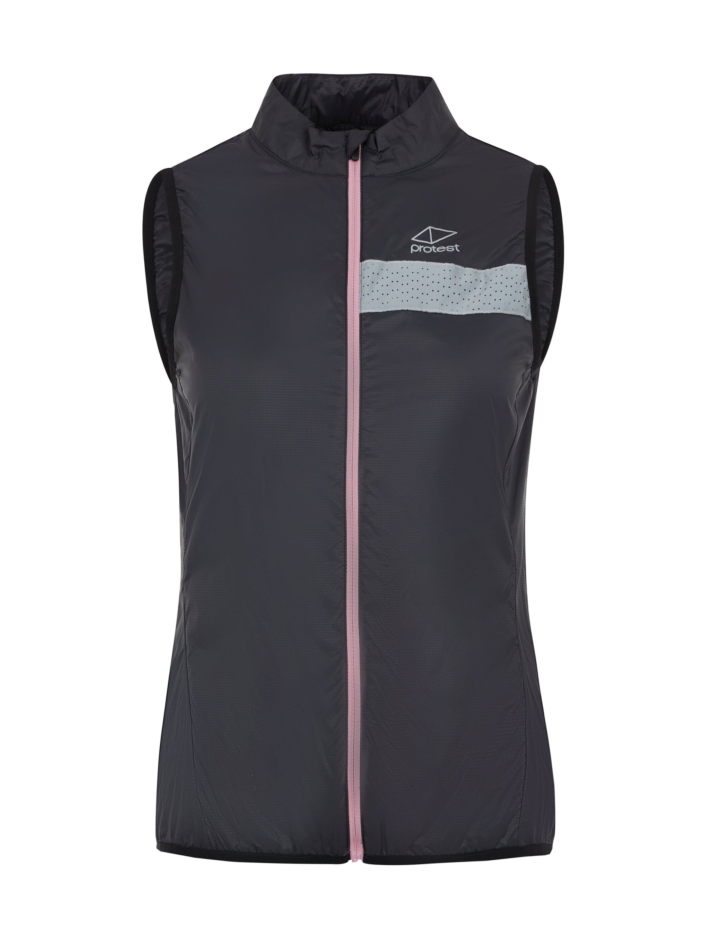 PROTEST Sportjacke 'PRTPRAZ' in Schwarz: Vorderseite