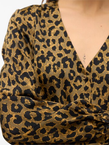 Chemisier 'VMAMELA' VERO MODA en marron