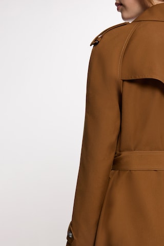 Morgan Between-Seasons Coat in Brown