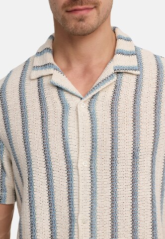 INDICODE JEANS Regular fit Button Up Shirt 'INGlumin' in Blue