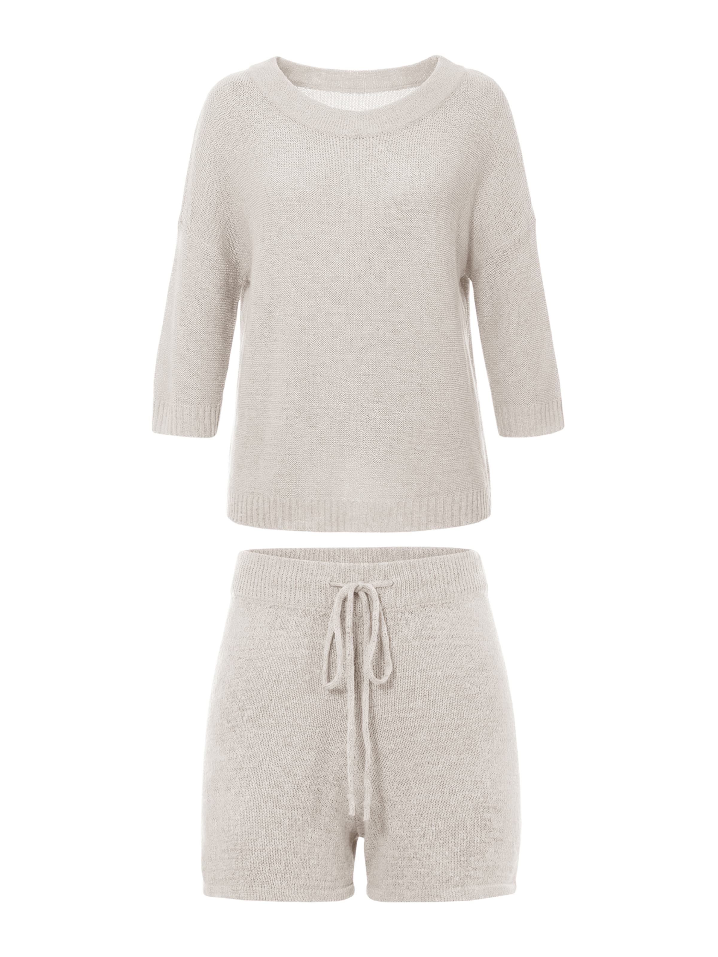 Pigiama 'Sleep & Lounge Sets' di Imily Bela in beige: frontale