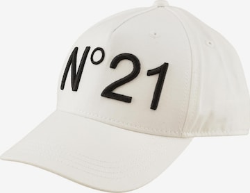 N°21 Hat & Cap in One size in White: front