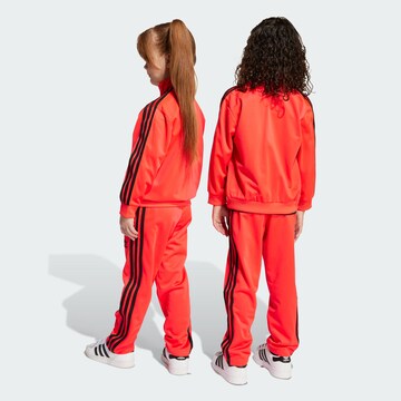 ADIDAS ORIGINALS Sweat suit 'Adicolor Firebird' in Red
