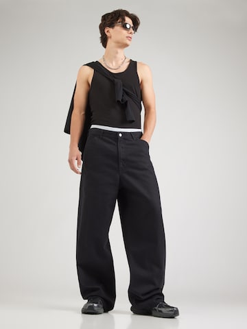 WEEKDAY Baggy Broek 'Astro' in Zwart