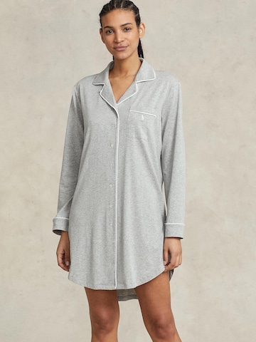 Polo Ralph Lauren Nightgown ' Sleepshirt ' in Grey: front