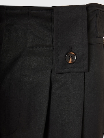 Funky Buddha Loose fit Pleat-front trousers in Black