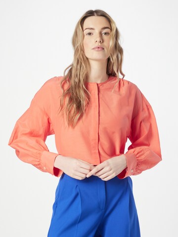 Camicia da donna 'ITUA' di DRYKORN in arancione: frontale