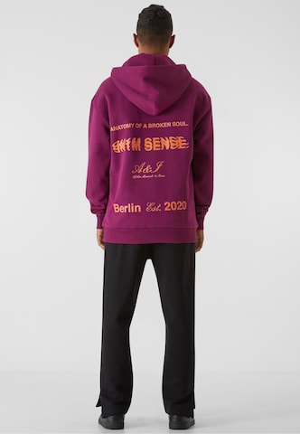 9N1M SENSE Sweatshirt 'Anatomy 2' in Lila