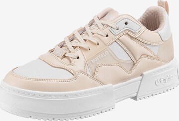 BUFFALO Sneakers laag in Beige: voorkant