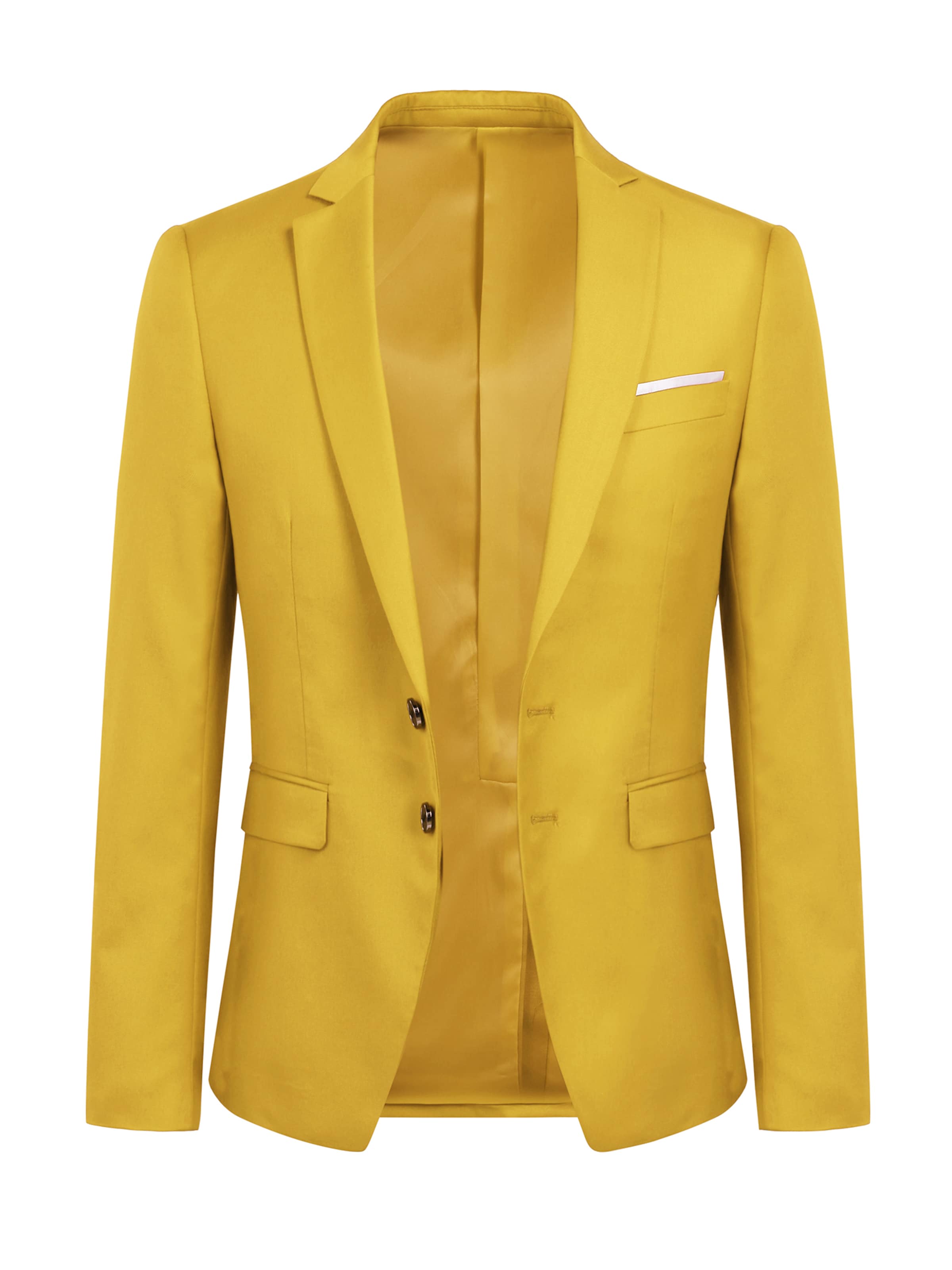 Youthup Slim fit Suit in Yellow