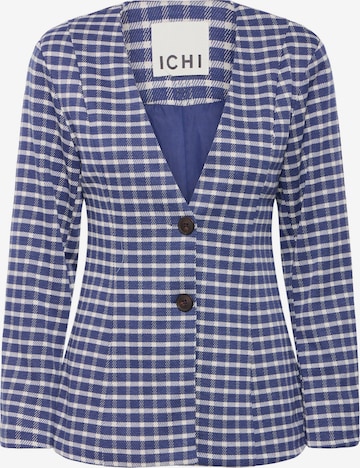 Blazer 'KATE CHECLÉ' ICHI en bleu : devant