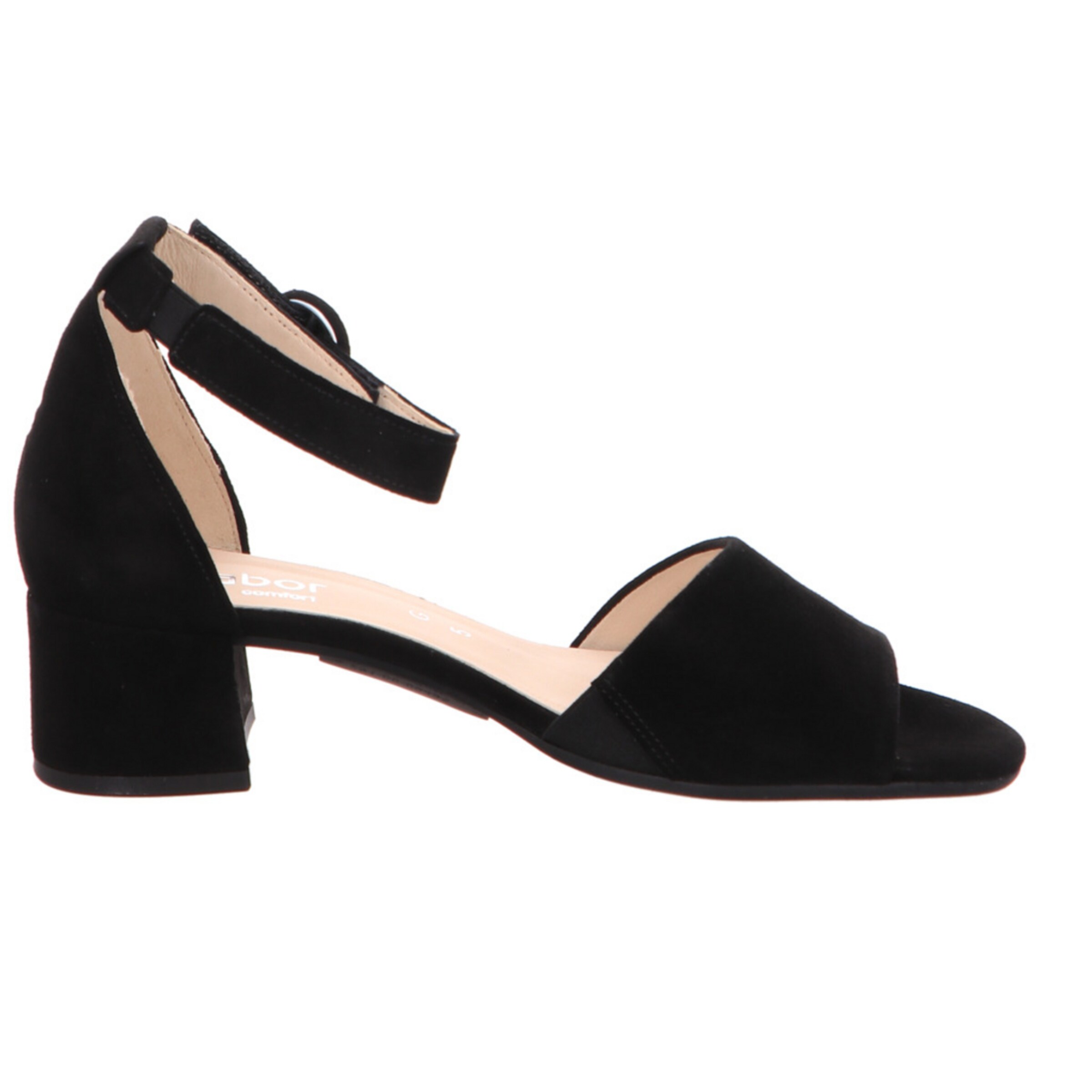 GABOR Sandalen met riem in Zwart