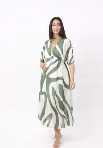 Elara Summer Dress in Green