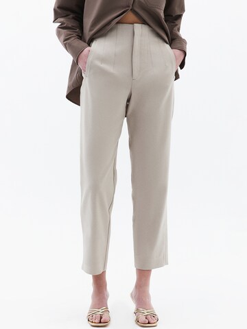 Regular Pantalon OXXO en beige : devant
