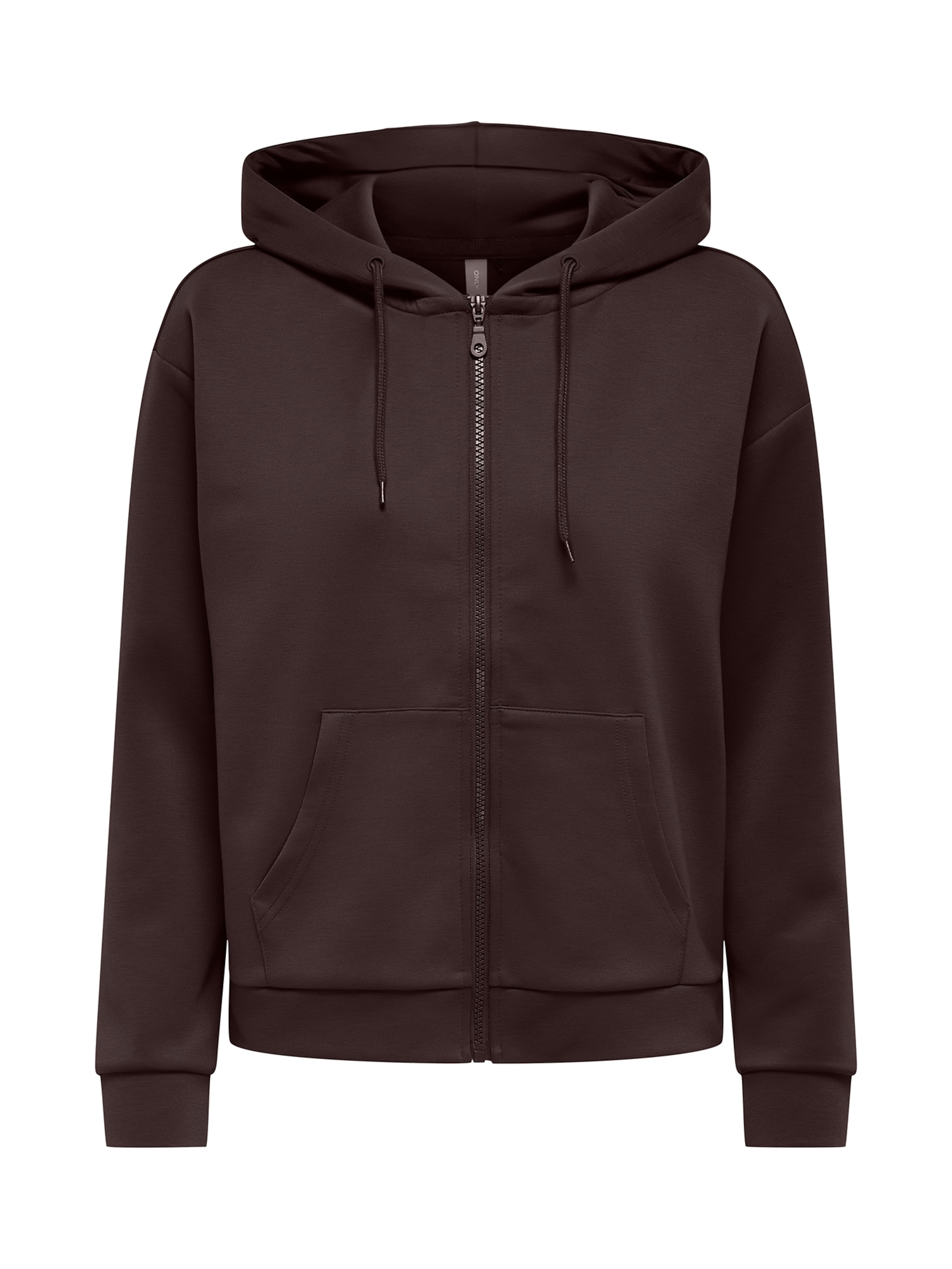 Veste de survêtement ONLY PLAY en marron : devant