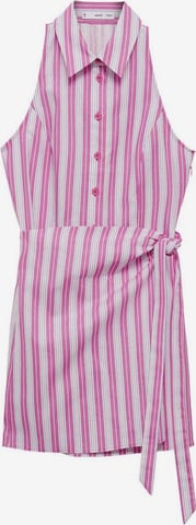 MANGO Shirt dress 'Capri' in Pink: front