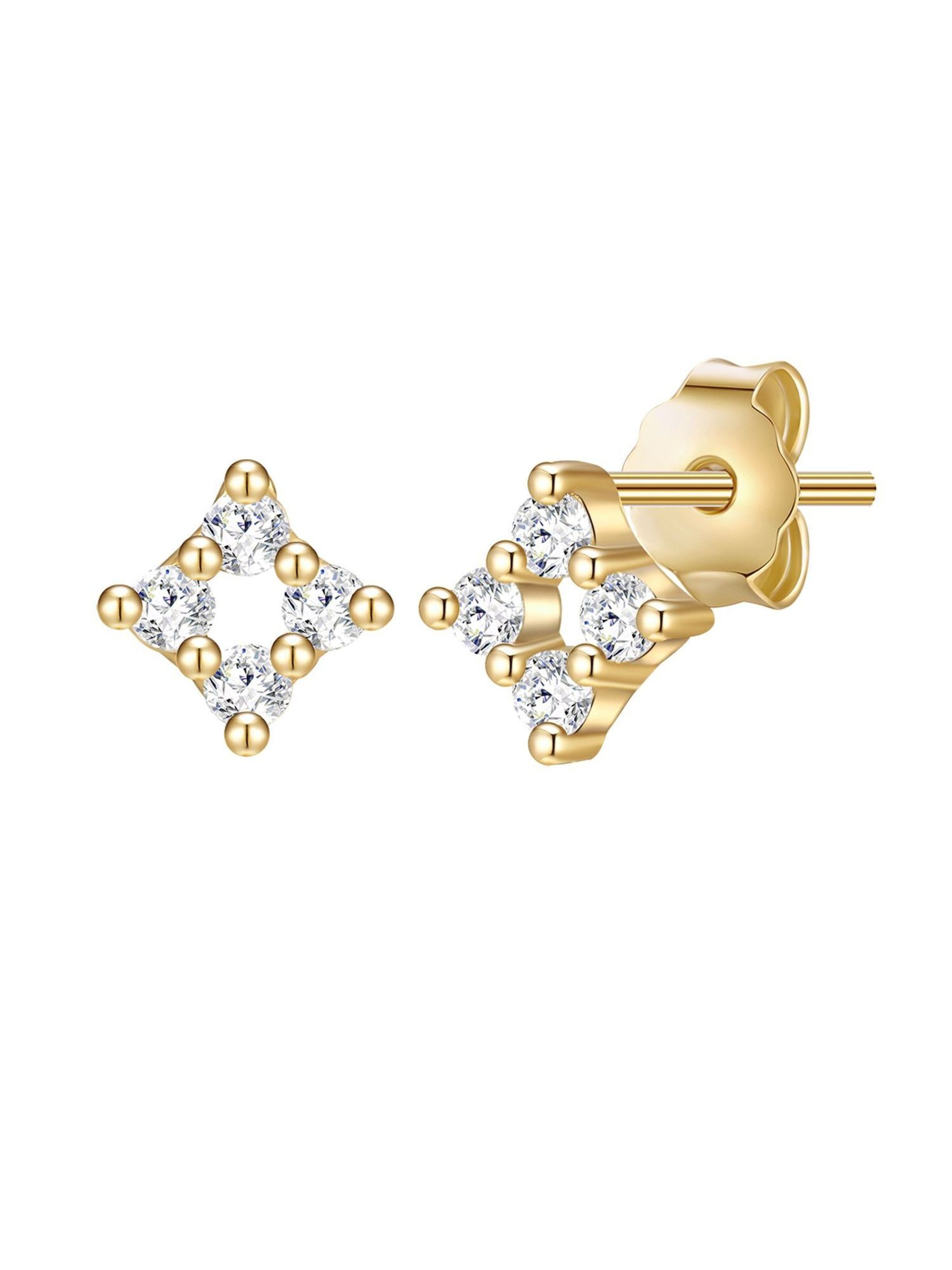 Glanzstücke München Ohrringe in Gold: Vorderseite