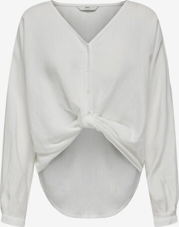 Camicia da donna 'MASCHA' di ONLY in bianco: frontale